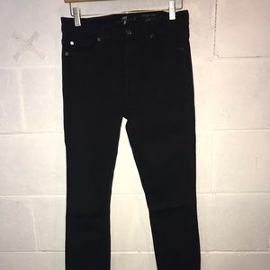 7 for all mankind high waist ankle skinny 31